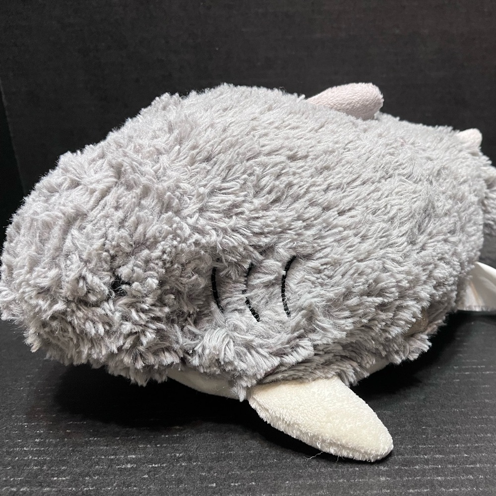 Original Sharky the Shark Pillow Pet pee wee plush stuffed animal toy lovey rare